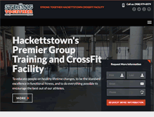 Tablet Screenshot of hackettstowncrossfit.com